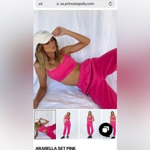 Princess Polly Arabella Set Pink New Without Tags